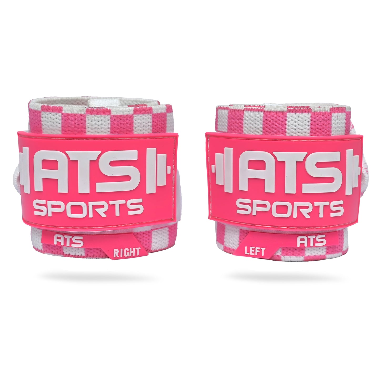 Wrist Wraps 18” Heavy – Pink & White | Enhanced Support for Intense Training