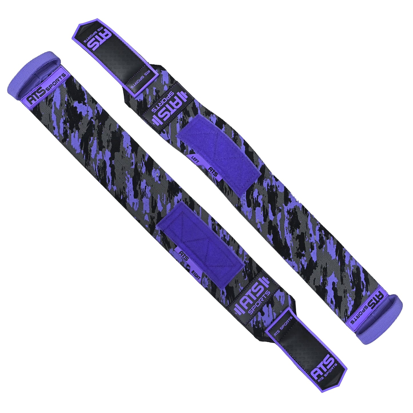Wrist Wraps 20” Super Heavy – Purple Camo | Extreme Stability & Maximum Support