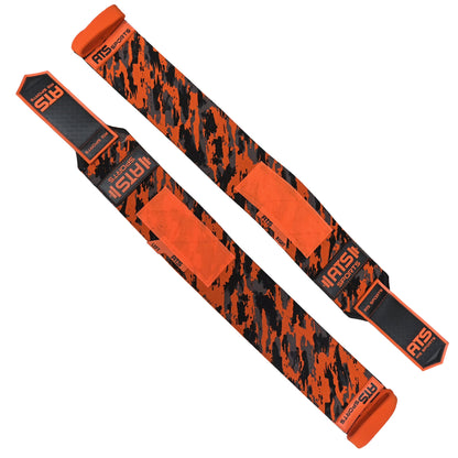 Wrist Wraps 20” Super Heavy – Orange Camo | Extreme Stability & Support