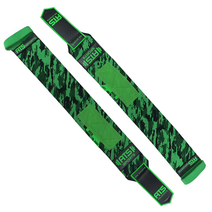 Wrist Wraps 20” Super Heavy – Green Camo | Extreme Stability & Maximum Support