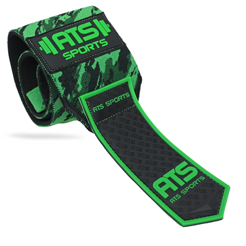 Wrist Wraps 20” Super Heavy – Green Camo | Extreme Stability & Maximum Support (Pair)