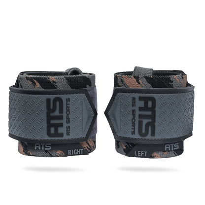 Wrist Wraps 20” Super Heavy – Brown Camo | Extreme Stability & Maximum Support