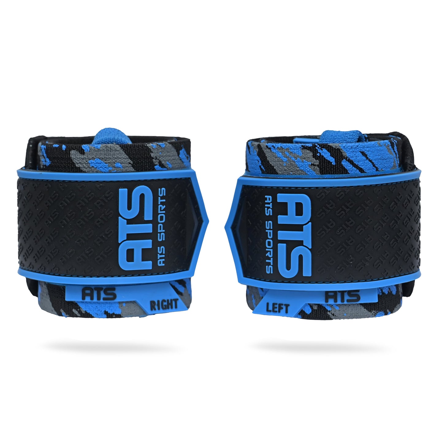 Wrist Wraps 20” Super Heavy – Blue Camo | Extreme Stability & Maximum Support