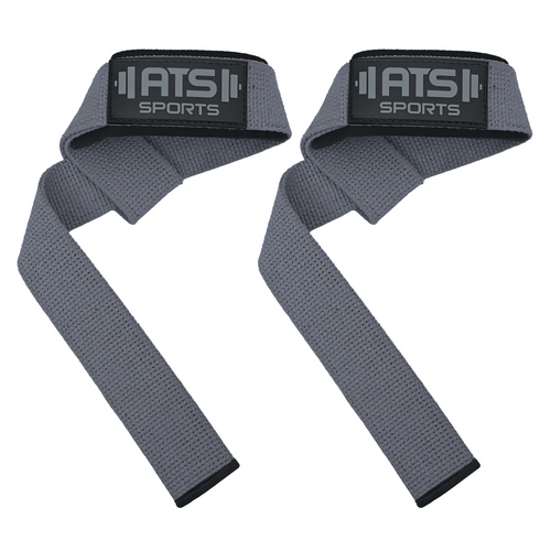Lifting Straps – Grey | Neoprene Padded Support for Heavy Lifting