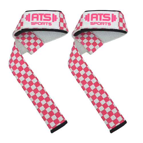Lifting Straps – Pink | Neoprene Padded Support for Heavy Lifting