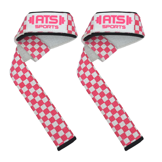 Lifting Straps – Pink | Neoprene Padded Support for Heavy Lifting