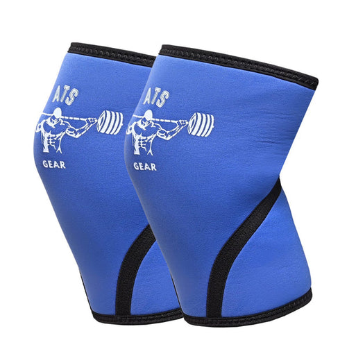 Knee Sleeves 5mm Blue – ATS Sports Support, Comfort & Mobility