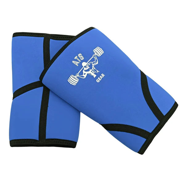 Knee Sleeves 5mm Blue – ATS Sports Support, Comfort & Mobility