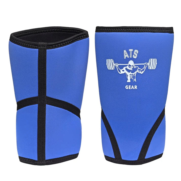Knee Sleeves 5mm Blue – ATS Sports Support, Comfort & Mobility