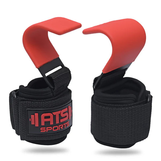 Power Hook Lifting Hooks for Weightlifting – Anti-Slip Steel Hooks with Comfortable Wrist Support (Pair)