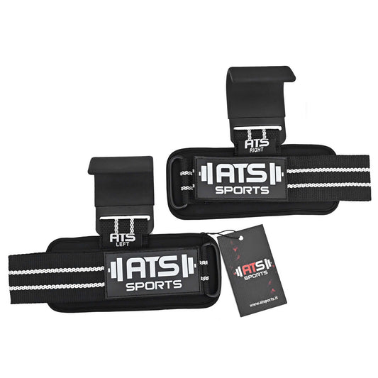 Power Hook Lifting Hooks for Weightlifting – Anti-Slip Steel Hooks with Comfortable Wrist Support (Pair)
