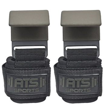 Power Hook Lifting Hooks for Weightlifting – Anti-Slip Steel Hooks with Comfortable Wrist Support (Pair)