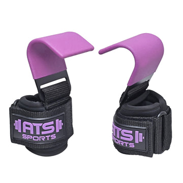 Power Hook Lifting Hooks for Weightlifting – Anti-Slip Steel Hooks with Comfortable Wrist Support (Pair)