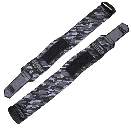 Wrist Wraps 20” Super Heavy – Brown Camo | Extreme Stability & Maximum Support (Pair)