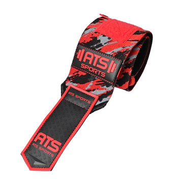 Wrist Wraps 20” Super Heavy – Red Camo | Extreme Stability & Maximum Support (Pair)