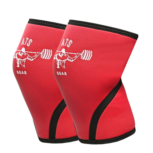 Knee Sleeves 5mm Red – ATS Sports Support, Comfort & Mobility