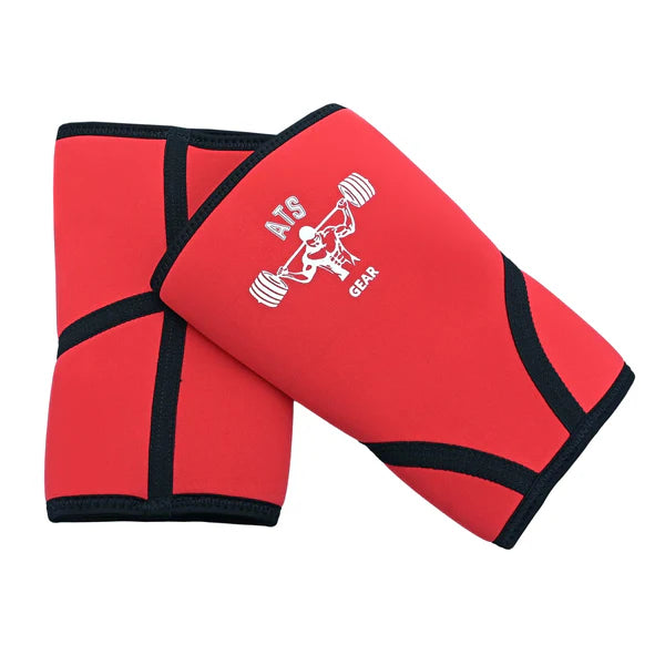 Knee Sleeves 5mm Red – ATS Sports Support, Comfort & Mobility