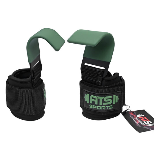 Power Hook Lifting Hooks for Weightlifting – Anti-Slip Steel Hooks with Comfortable Wrist Support (Pair)