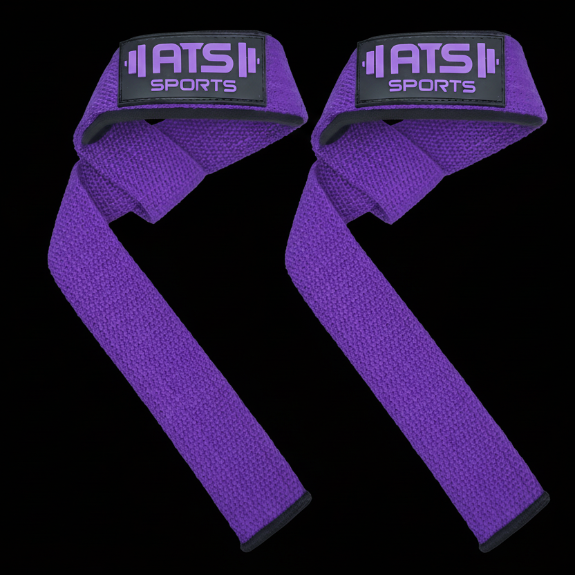 ATS lifting straps with black background